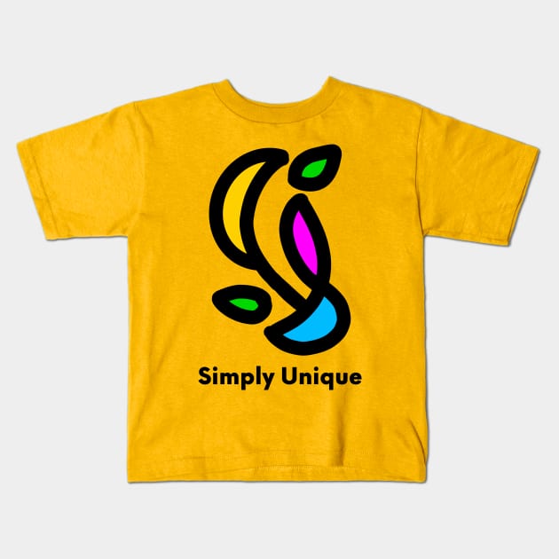 Simply Unique Kids T-Shirt by ak3shay